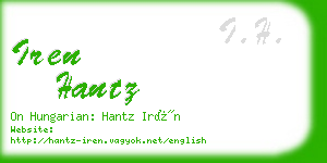 iren hantz business card